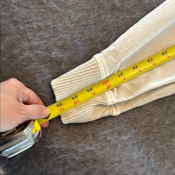 James Perse Cream Jogger Pants - Picture 8 of 11